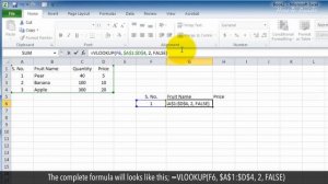 How to use VLOOKUP Function with an Excel spreadsheet