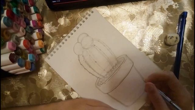 Как нарисовать кактус маркерами/Видео Урок/Draw a cactus смотреть онлайн