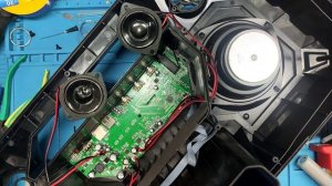 Убираем вмятину в пластиковом динамике в колонке SVEN PS-520.