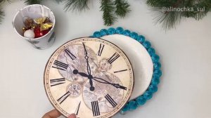 НОВОГОДНИЕ ЧАСЫ ИЗ КОНФЕТ // Своими руками