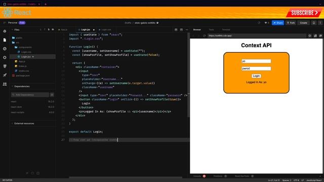 REACT JS Context API Slow Paced Tutorial - Pure Coding Vibes