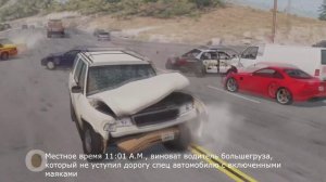 Дорожно-транспортные происшествия. Автомобильные аварии. BeamNG Drive  # 36