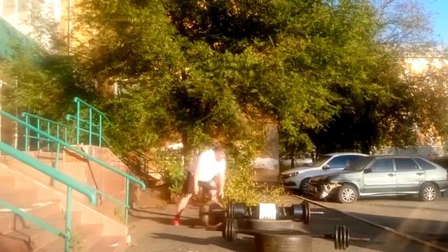 Эстафета: Аксель 100 кг, шар 103 на плечо, бревно 100, гиря 60 кг смотреть онлайн