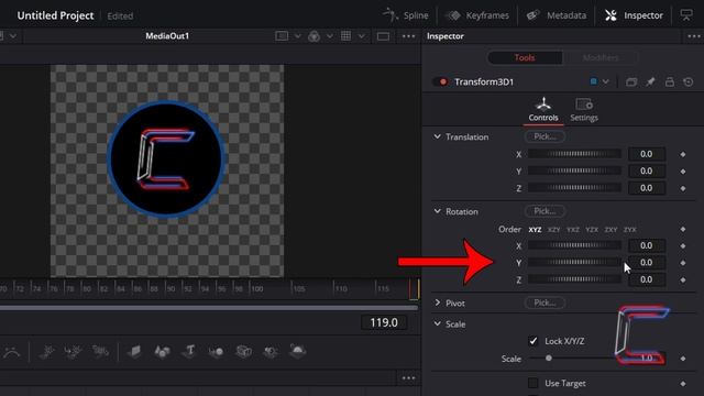 How To Make a PNG Image Rotate Three-Dimensionally In DaVinci Resolve смотреть онлайн