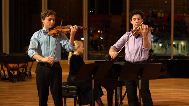 Danilo "Dacha" Thurber and Sava Thurber play Three Duets by Shostakovich: Praludium, Gavotte, Walze смотреть онлайн