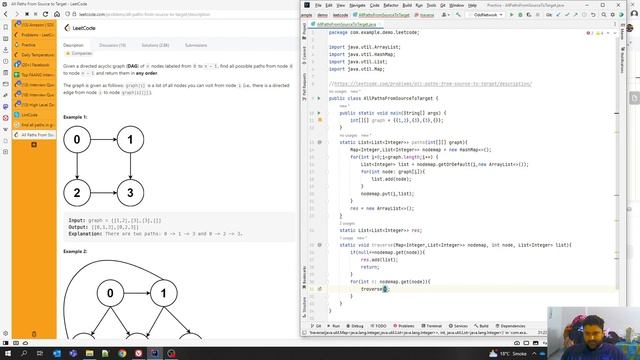 Solving Leetcode: All Paths From Source to Target смотреть онлайн