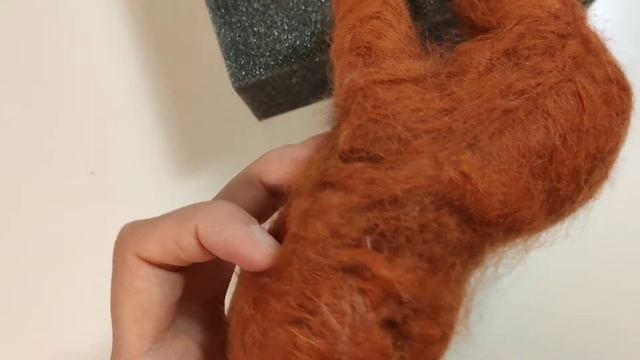 Создание объемной игрушки из шерсти "Оленёнок". Сухое валяние.