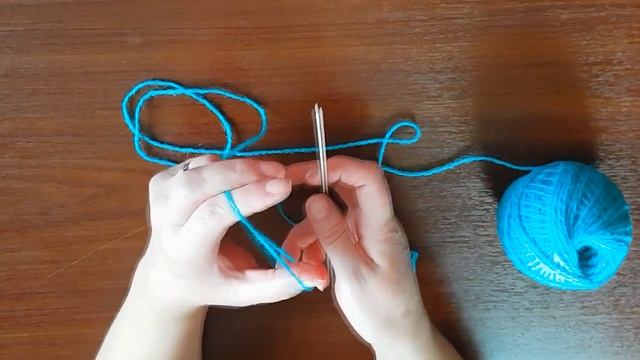Как набрать петли на спицы? (2 способа) Вязание для начинающих смотреть онлайн