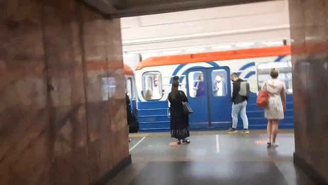 Станция метро Белорусская радиальная. Москва.