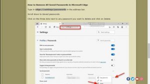 How to Remove All Saved Passwords in Chrome, Firefox, and Edge