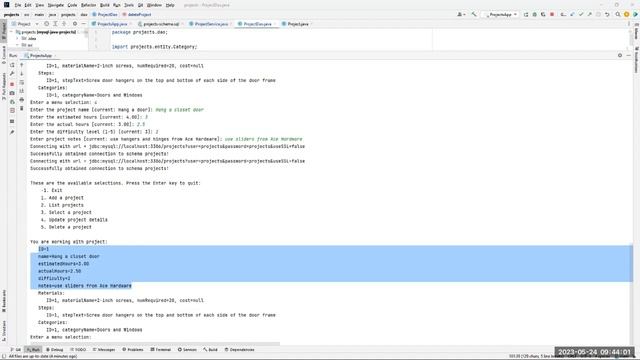 SQL DIY Projects Update Delete Final Week11   Made with Clipchamp