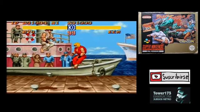 SNES - STREET FIGHTER 2 - RYU - NINTENDO - LONGPLAY - GAMEPLAY смотреть онлайн