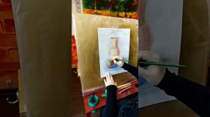 Натюрморт цветными карандашами, 6 занятие