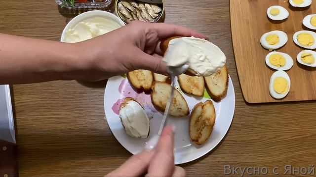 Новогодняя закуска Бутерброды на праздничный стол смотреть онлайн