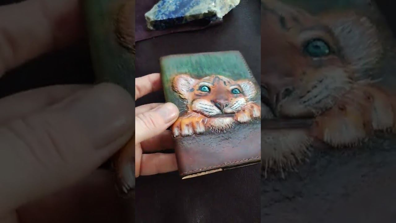 Обложка из кожи на паспорт своими руками.