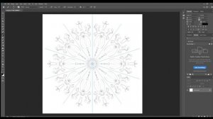 Mandala with Photoshop Mandala Tool and Wacom Intuos Tablet