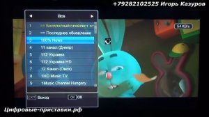 Как бесплатно на DVB T2 приставке смотреть 1000 каналов