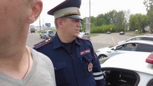 #Блогер наехал на НАЧАЛЬНИКА #ДПС