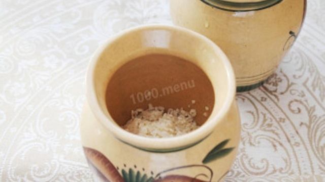 Рисовая каша в духовке в горшочке на молоке