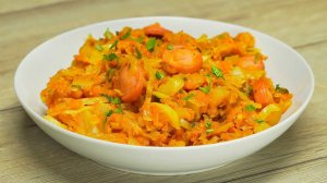 Самая вкусная ТУШЕНАЯ КАПУСТА С МЯСОМ И СОСИСКАМИ.