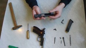 Полная разборка пистолета Гроза 021