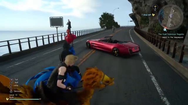 FINAL FANTASY XV - Ignis rides in style смотреть онлайн