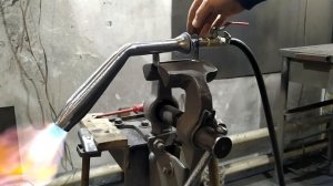 Инжекционная горелка для горна. Няшная)))