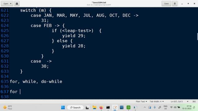 Statements in Java смотреть онлайн