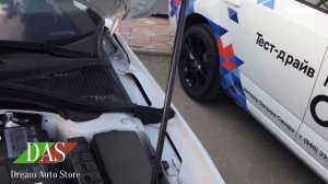 Установка газовых упоров капота на Skoda Octavia A7 ( Шкода Октавия )