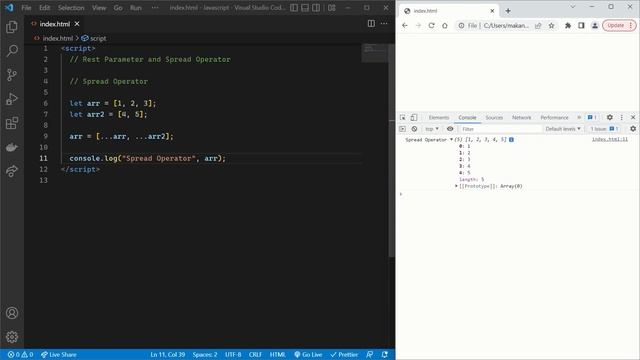 JavaScript Interview Questions - #14 | What is Spread Operator and Rest Parameter ?  #js #typescrip