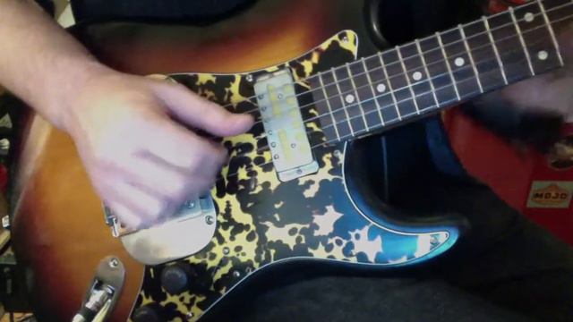 Waterslide Coodercaster Sunburst & Leopard w/Mojo UK Lap Steel & teisco Gold Foil Pickups смотреть онлайн