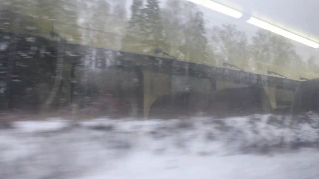 Зима пришла в Ступинский район - от Шугарово до Михнево зимним ноябрьским вечером