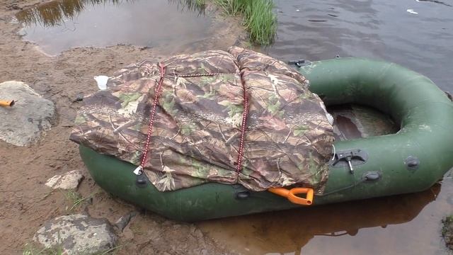 Архив. Сплав по реке Паша.Второй день. Пробую рыбачить. граница с Карелией. смотреть онлайн