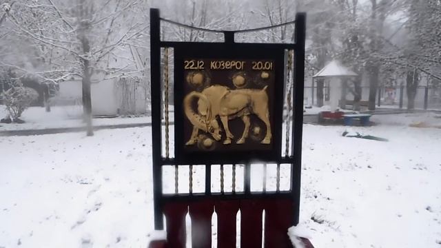 Снежная сказка в парке санатория "Виктория" смотреть онлайн