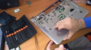 ?Разборка и чистка ноутбука HP Pavilion DV5 / Disassembly / Fan Cleaning