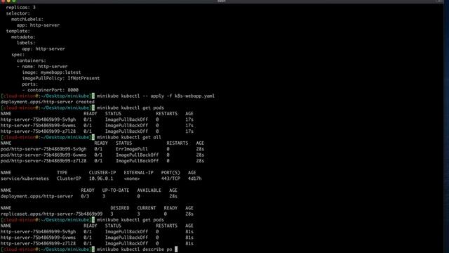 How to setup your web application in local minikube Kubernetes cluster