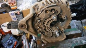 Прозвонка генератора Шевролет Орландо (Chevrolet Orlando). Пробитый диод  На запчасти