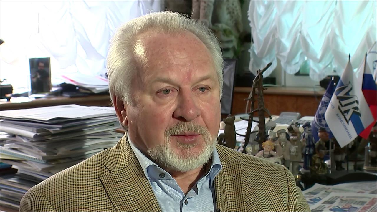 Главный редактор "Московского Комсомольца" Павел Гусев отмечает 70-летие