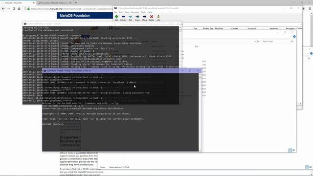 How To Install MariaDB ZIP Package On Windows смотреть онлайн