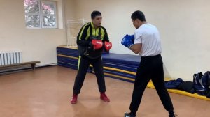 Работа с Левшой. Жахонгир Рахмонов и тренер Фаррух Киличев.??????