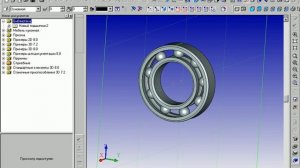 4-3-5-создание библиотеки 3D подшипника T-FLEX10