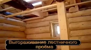 Дом из бревна. Внутренняя отделка сруба после усадки.