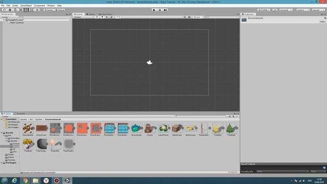 Создание игры на Unity Ruby Adventure урок 1