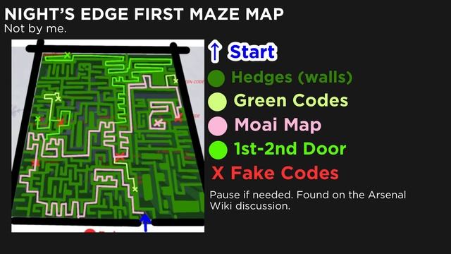 Roblox Arsenal - Night's Edge First Maze Map смотреть онлайн