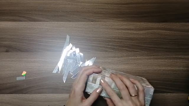 Шкатулка - купюрница из коробки от телефона! Box - bill from a phone box!