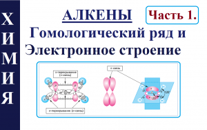 Алкены 1. Гомологический ряд и электронное строение алкенов.