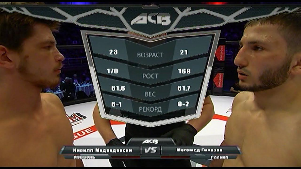 Кирилл Медведовский vs. Магомед Гиназов | Kirill Medvedovsky vs. Magomed Ginazov | ACB 31