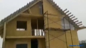 Большой бюджетный дом на металлокаркасе с утеплением П С Т