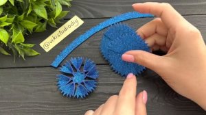 Василёк из фоамирана Цветы из фоамирана Своими руками DIY