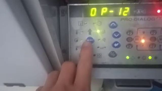 Сброс ошибки чиллера Carrier 30 RQ